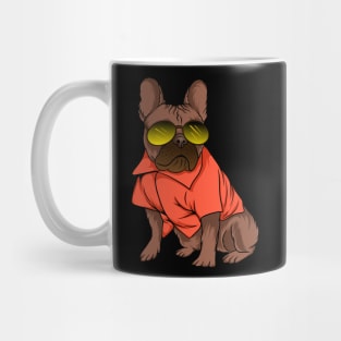 Funny Retro 90s French Bulldog | Dog Lover Gift Mug